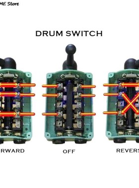 New 60 Amp Drum Switch Forward/Off/Reverse Motor Control Rai