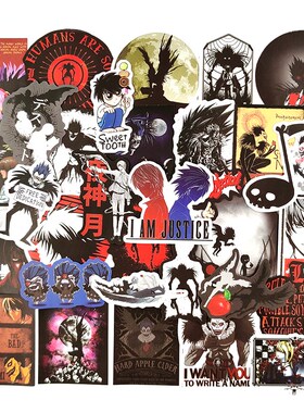 50pcs pack DEATH NOTE Japanese anime Graffiti Sticker