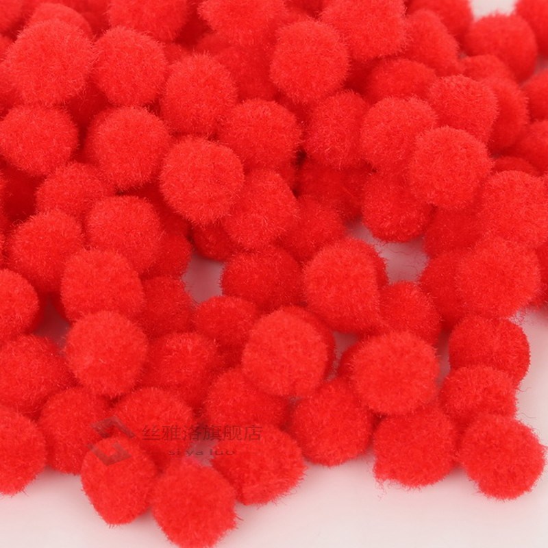 DIY Crafts 300pcs/lot 10mm Pompoms Soft Fur Pom Poms balls M