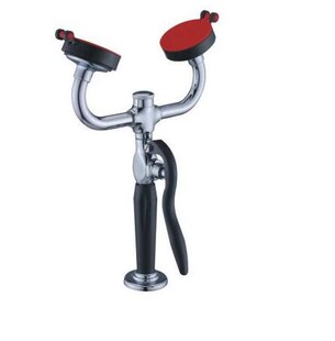 WJH0355A Eye Wash  Desktop mobile double mouth laboratory ey