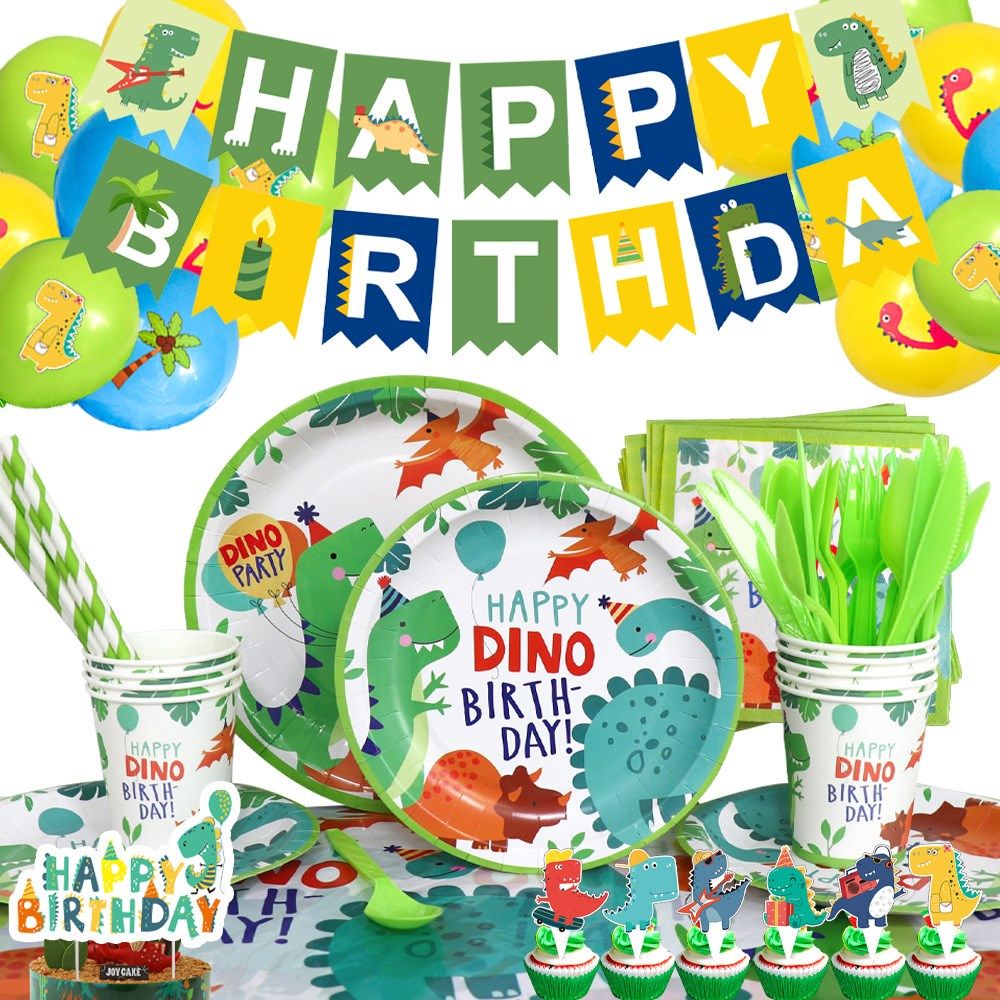 dinosaur party decor dino roar one 1st birthday disposable t