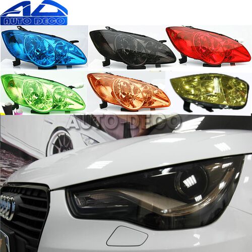 200cm Car Light Headlight Taillight Tint Vinyl Film Sticker