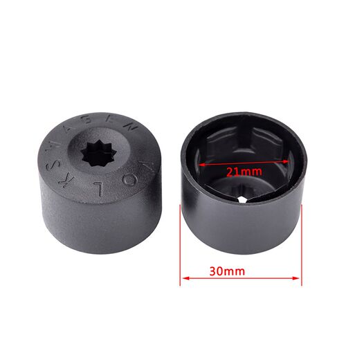 20Pcs 17mm Car Wheel Nut Auto Hub Screw Cover Caps For Volks