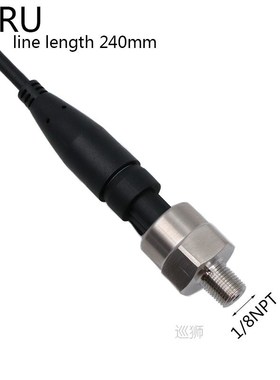 DC 5V 1/8NPT Pressure Transducer Transmitter Sensor Stainles