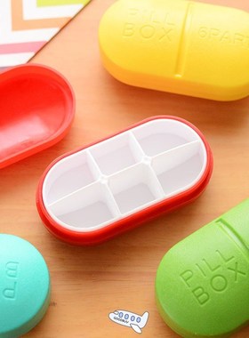 Mini Pill Box Foldable Container Drug Tablet Storage Travel