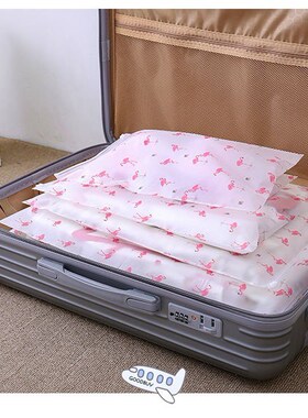 5 PCS/Set Zipper Bag Waterproof Seal For Travel Clothes Cosm