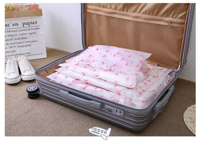 5 PCS/Set Zipper Bag Waterproof Seal For Travel Clothes Cosm