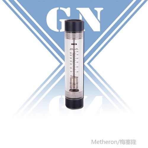 The Water Glass Rotameter 2~20 GPM 2.5% Accuracy PP Material