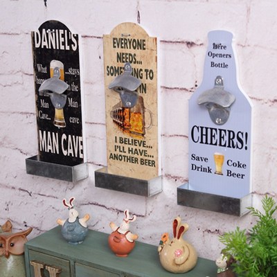 Bar wall decoration American country style retro bar restaur
