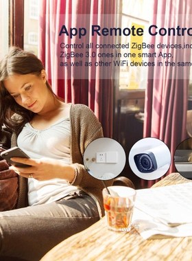 Tuya ZigBee 3.0 Smart Hub, Wireless/Wired Gateway Bridge for