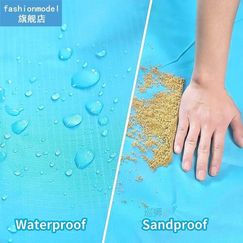 2x2.1m Waterproof Beach Blanket Outdoor Portable Picnic Mat