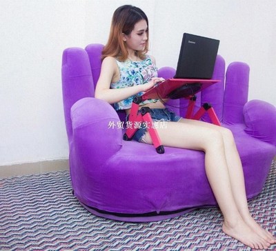 adjustable portable laptop table stand lap sofa bed tray com