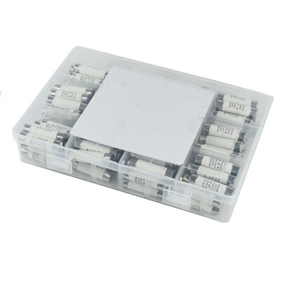 120pcs 12 Values Ceramic Fuse Assorted Kit 10x38mm 500V 1A 2