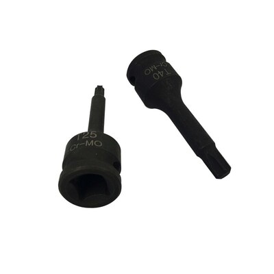 7 Pcs T/M/H/RT Type Impact Socket Bits 3/8 Inch Driver Metri