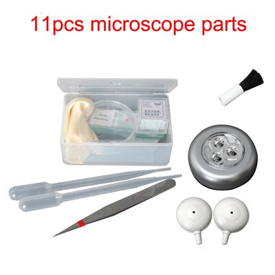 10pcs/11pcs Microscope Parts Tweezers Cover Glass Slides Pap