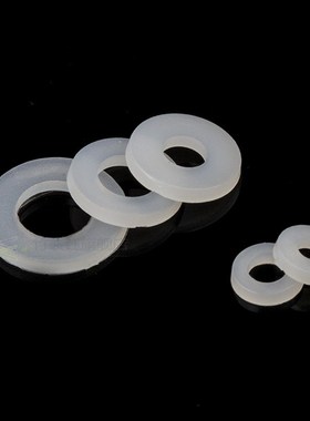 100Pcs White Plastic Nylon Washer M2 M2.5 M3 M4 M5 M6 M8 Pla