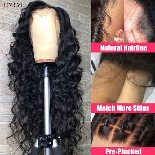 Loose Wave Wig Lace Front Human Hair Wigs Brazilian Human H