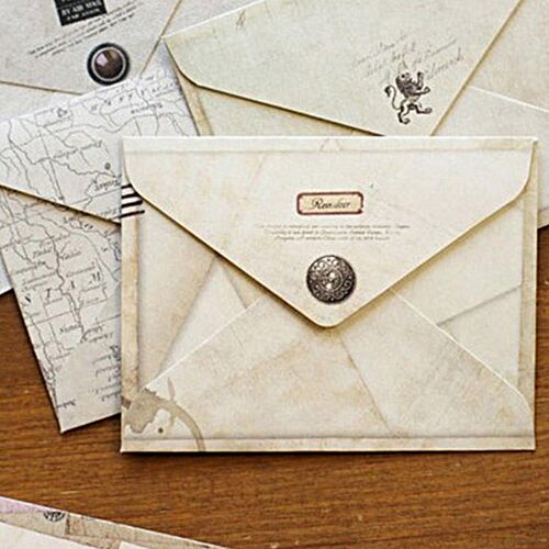 12Pcs/set Classical Vintage Style Postcard Set Invitation Gr