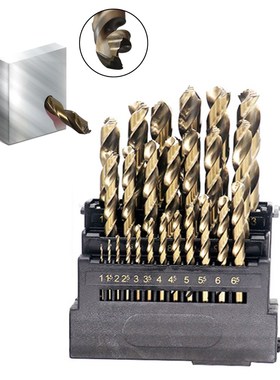 MX 25pcs M42 HSS Steel wist Drill Bits 3 Edge Head 8% High C