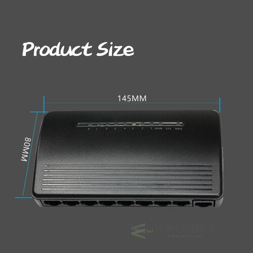 9port wired router RTL8196E Chip SOHO plastic box DHCP ether
