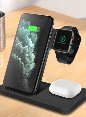 3 in 1 Qi Wireless Charger for Apple iWatch SE 6 5 4 3 AirP