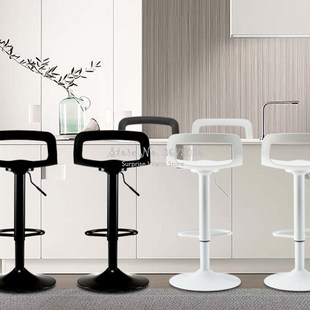 Best Modern Height Adjustable Bar Stools Iron+PP Bar Chair S