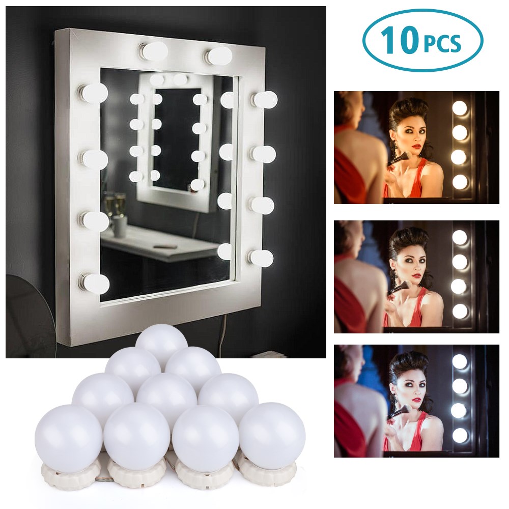 LED 12V Makeup Mirror Light Bulb Hollywood Vanity Lights Ste