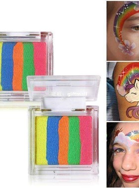 professional rainbow color body paint face painting art pigm