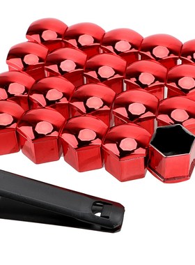 FORAUTO 20 Pieces 19mm Car Wheel Nut Caps Car Tyre Nut Bolt