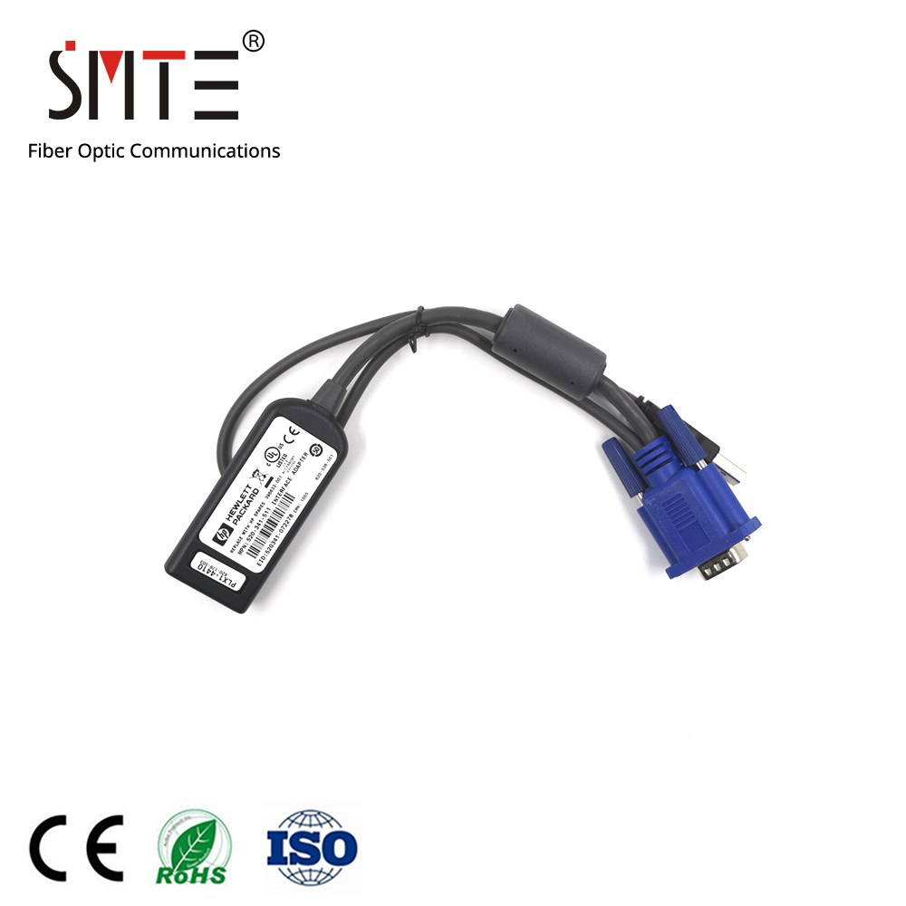 396633-001 336047-B21 VGA to RJ45+SB for KVM INERFACE ADAPER