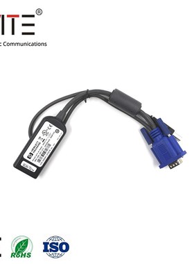 396633-001 336047-B21 VGA to RJ45+SB for KVM INERFACE ADAPER