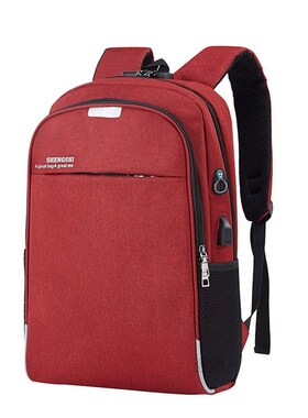 PUIMENTIU Backpack Laptop Backpack USB Chargin