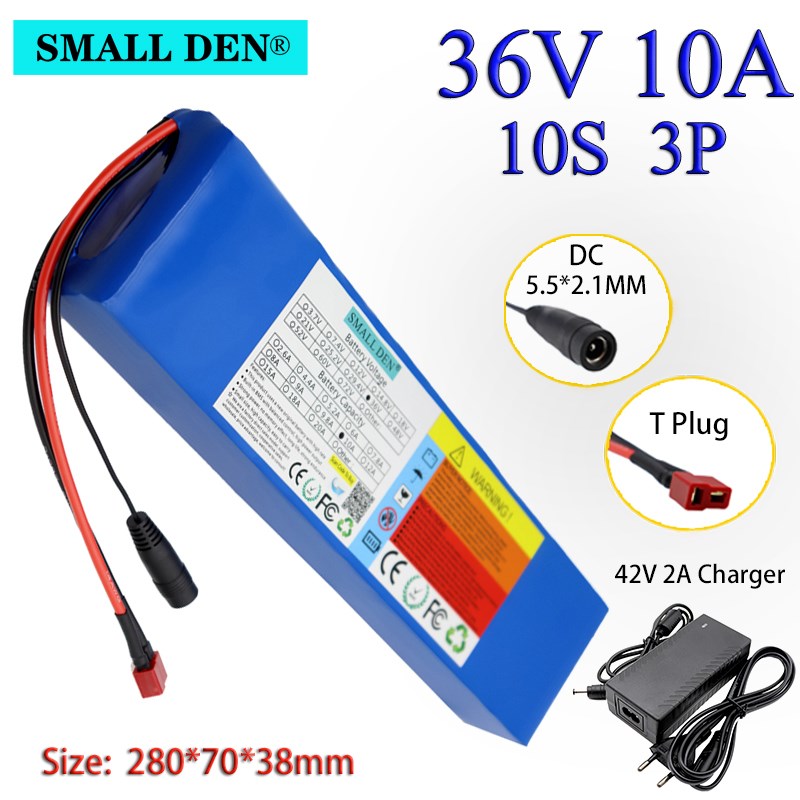 36V 10Ah 10S3P18650 modified bicycle electric car motorcycle
