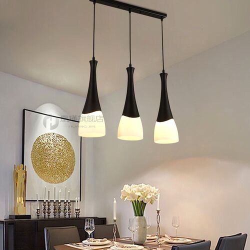 Led Pendant Lights Restaurant Lamp Three-head Ceiling Single