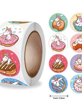 Stickers 50-500pcs Teacher Reward Sticker 1inch Cartoon Anim