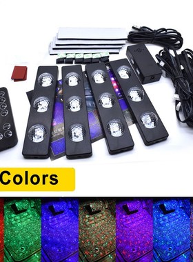 Car Interior Foot Light Auto LED Strip Atmosphere Decorative