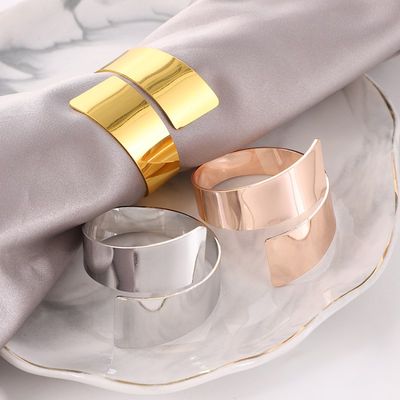 Alloy Metal Napkin Rings For Wedding Table Decoration Napkin