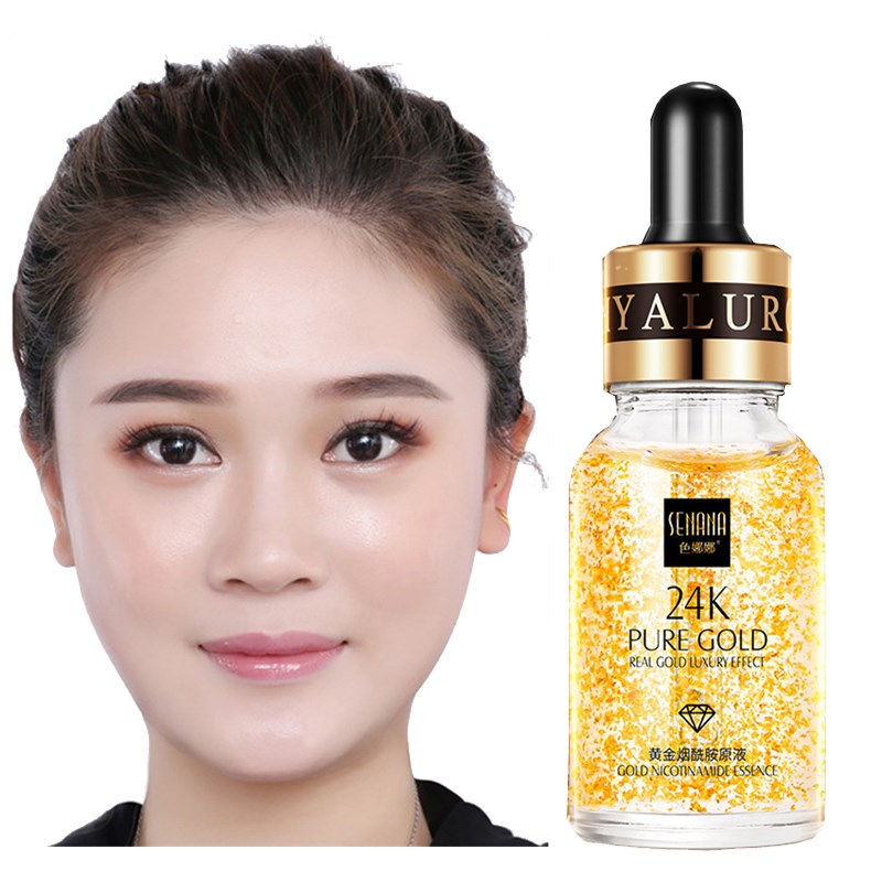 24K Gold Hyaluronic Acid Face Serum Replenishment Moisturize