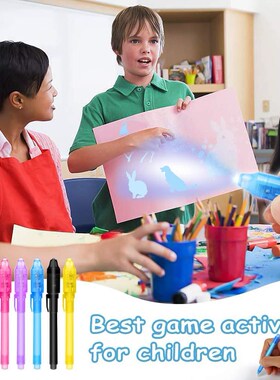 5 PCS/set Secret Pen Birthday Party Invisible Ink Pen With