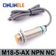 NPN induction 36V LJ18A3 5mm M18 sens metal