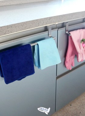 1pc Stainless Steel Bathroom Towel Stand Rack Kitchen Cupboa