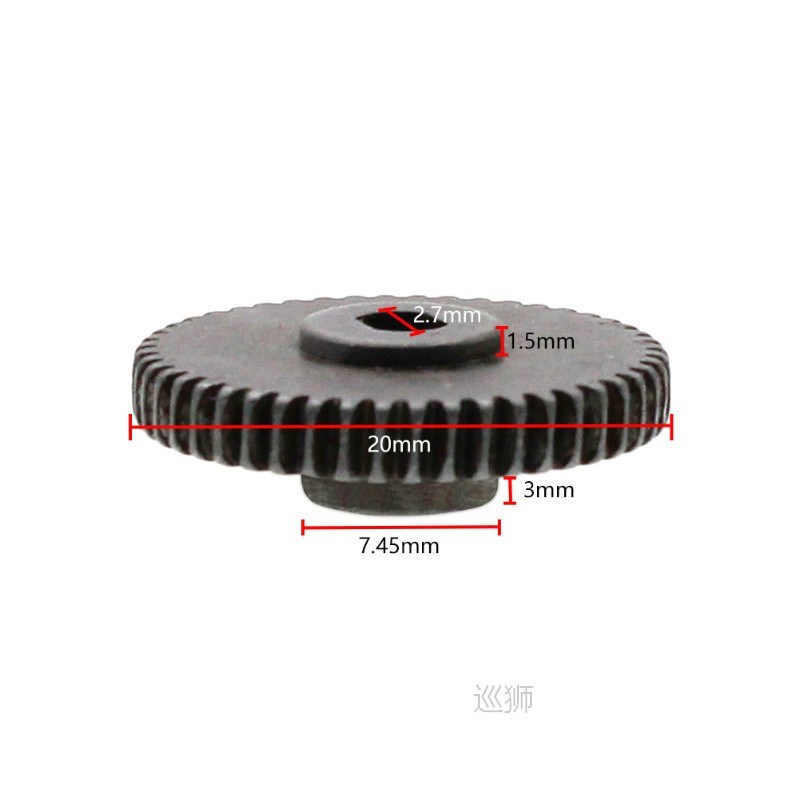 AZGIANT Car Door Side Mirror Folding Motor Metal Gear For Ma