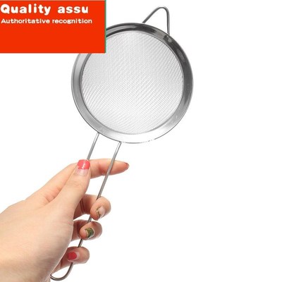 Stainless Steel Flour Sifter Shaker Tea Strainer Wire Mesh F