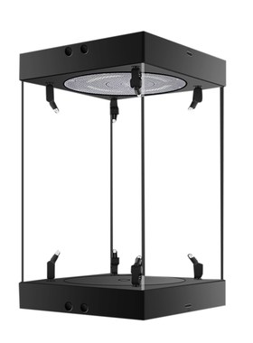 20cm/30cm Internal Height Transparent Display Box Spotlight