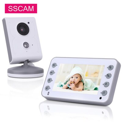 Digital Wireless Video Baby Monitor 4.3 inch Displa Two Way