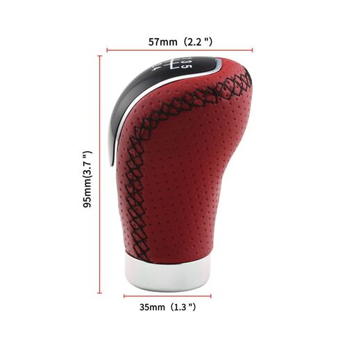 5 Speed Manual Car Gear Shift Knob Shifter Boot Stick Shifte