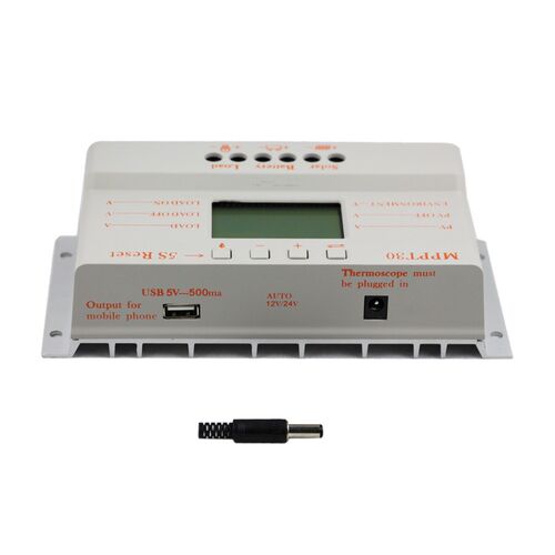 Solar Panel Controller MPPT 30A LCD Display 12V 24V Solar Re
