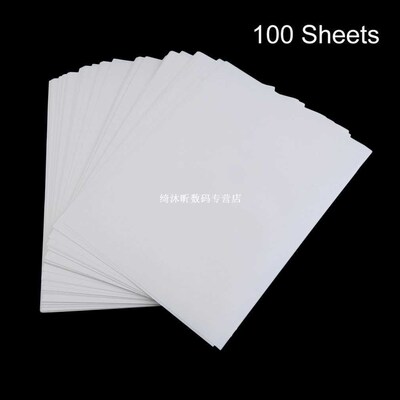 100 PCS A4 Sublimation Print Paper For Polyester Cotton T-Sh