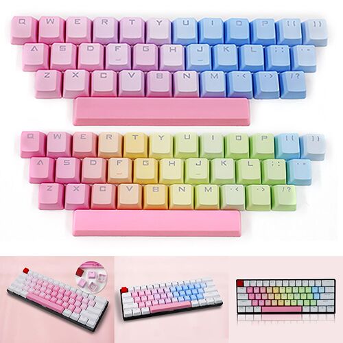 35Pcs Key Caps Colorful Backlight Translucidus Keycaps for