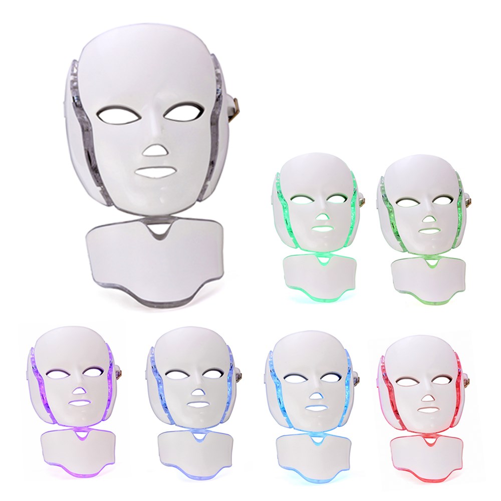 Led Mask 7 Colors Led Facial Mask Photon Therapy Face Mask L图片